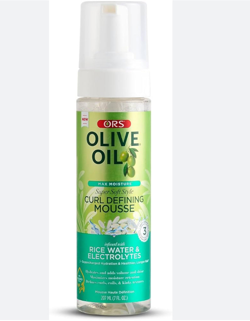 Curl defining mousse Rice water - OLIVE OIL