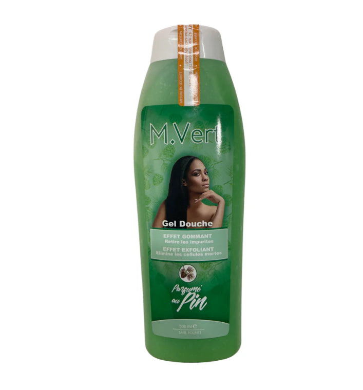 Gel douche effet gommant parfum Pin - M.Vert