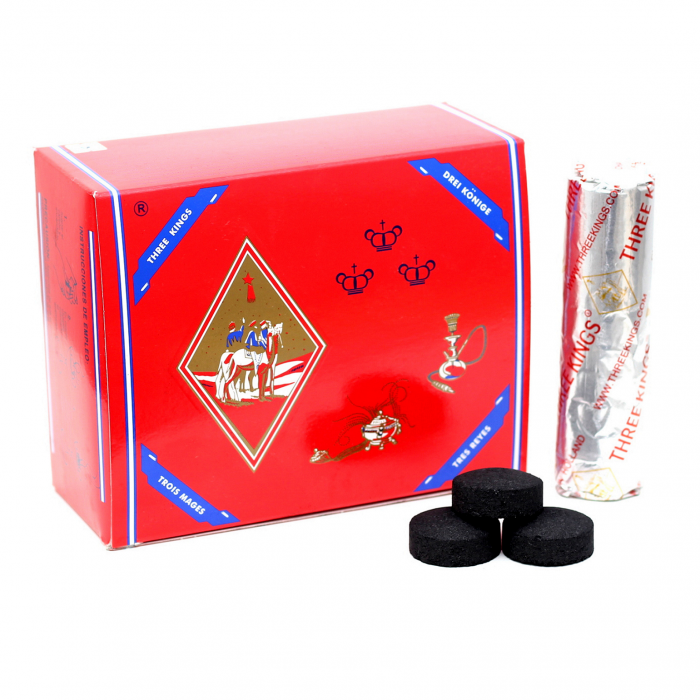 Charbons Three kings 33mm